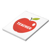 Bloc-note Pomme des enseignants (Tourné)