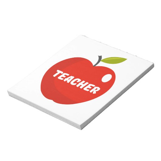 Bloc-note Pomme des enseignants (Tourné)