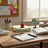 Bloc-note Pomme enseignant