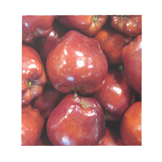 Bloc-note Pommes rouges foncées (Devant)