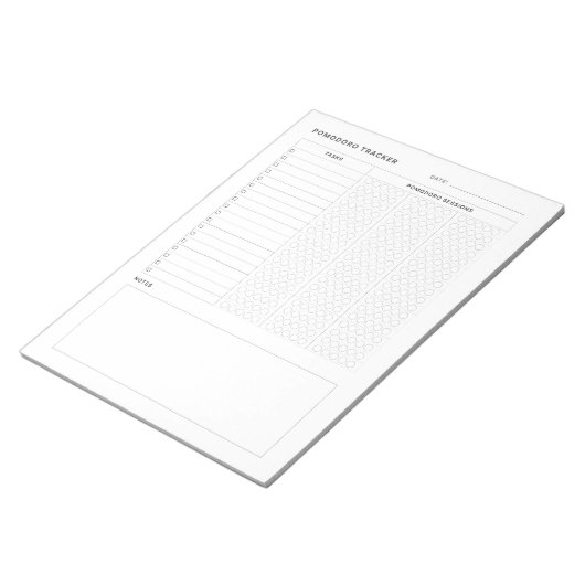 Bloc-note Pomodoro Étude Habit Tracker (Incliné)