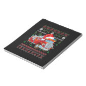 Bloc-note Pompier Pompier Noël mignon garçon Santa Hat (Tourné)