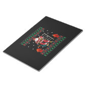 Bloc-note Pompier Vilain Chandail de Noël Xmas Garçons Fille (Incliné)