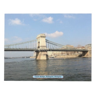 Bloc-note Pont à chaînes, Budapest, Hongrie