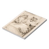 Bloc-note Pont des Soupirs par Louis Wain (Tourné)