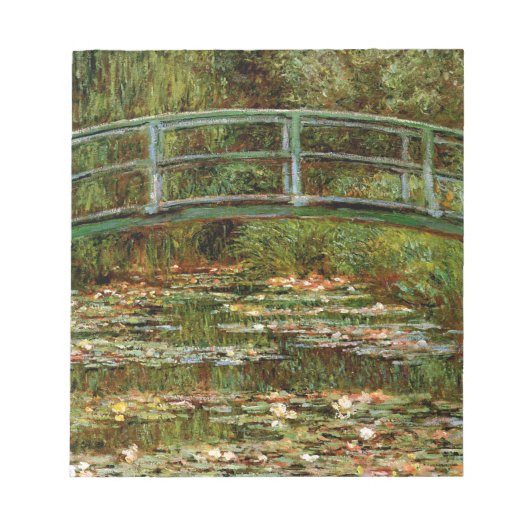Bloc-note Pont français de Monet Giverney (Devant)