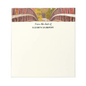 Bloc-note Pont rustique en bois dans le pays (Devant)