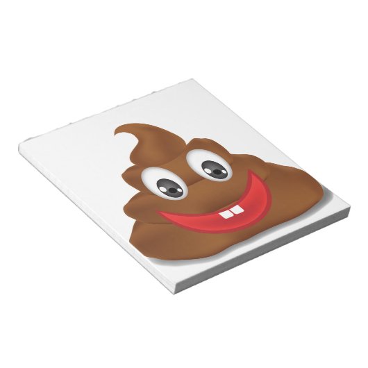 Bloc-note poo emojis (Incliné)