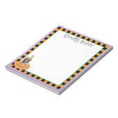 Bloc-note Poodé d'Halloween miniature (Tourné)