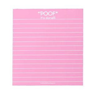 Bloc-note *POOF* qu'il a fait ! ! ! Bloc - notes