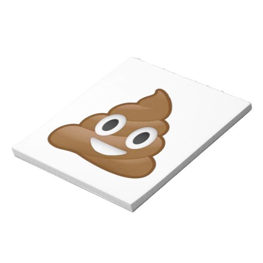 Bloc-note Poop émoji (Tourné)
