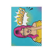 Bloc-note Pop art féminin (Tourné)