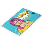 Bloc-note Pop art féminin (Incliné)