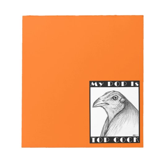 Bloc-note Pop Est Le Meilleur Coq (Devant)