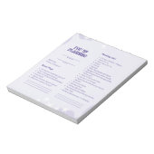 Bloc-note Pop Up Market Planning Pad (Tourné)