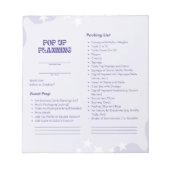 Bloc-note Pop Up Market Planning Pad (Devant)