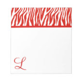 Bloc-note Pop Zebra (Devant)