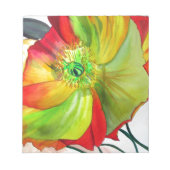 Bloc-note Poppy Art macro poppy (Devant)