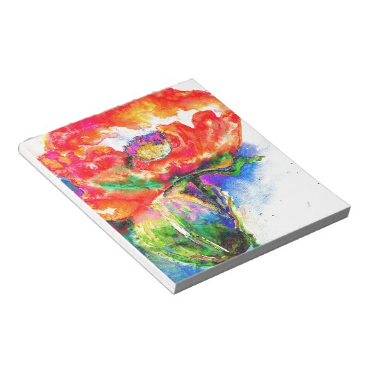 Bloc-note Poppy Red Solar (Incliné)