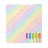 Bloc-note popsicles (Devant)