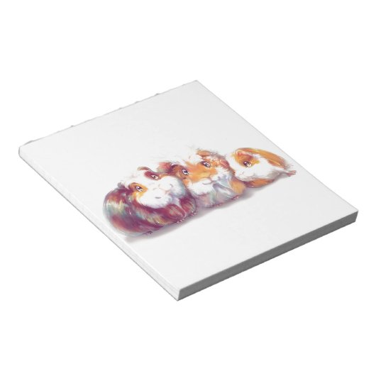 Bloc-note Porcs de Guinée mignons (Incliné)