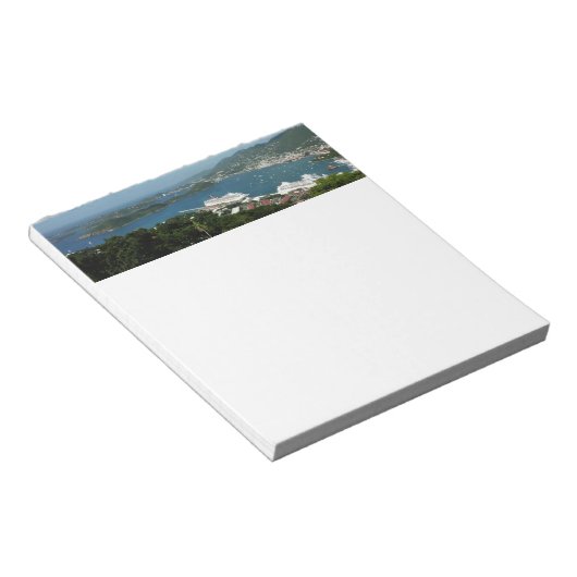 Bloc-note Port à St. Thomas Îles Vierges américaines (Incliné)