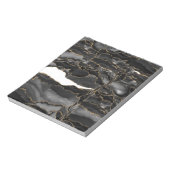 Bloc-note Porte de Parties scintillant noir et or (Tourné)