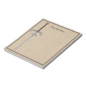 Bloc-note Porte du 16e siècle / Épée Processionnelle (Tourné)