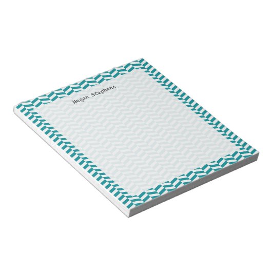 Bloc-note Porte-notes Turquoise bleu (Incliné)