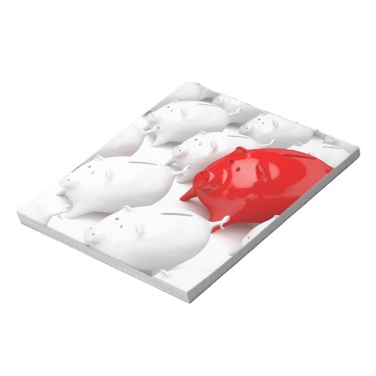 Bloc-note Porte rouge unique (Tourné)