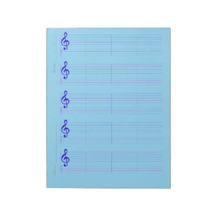 Bloc-note Portées & Papier à Tablature Ukulele – Modèle Impr