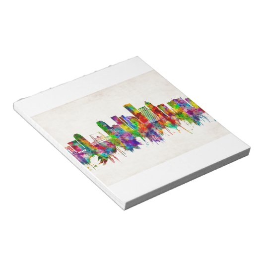 Bloc-note Portland Oregon Skyline (Incliné)