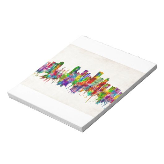 Bloc-note Portland Oregon Skyline (Tourné)