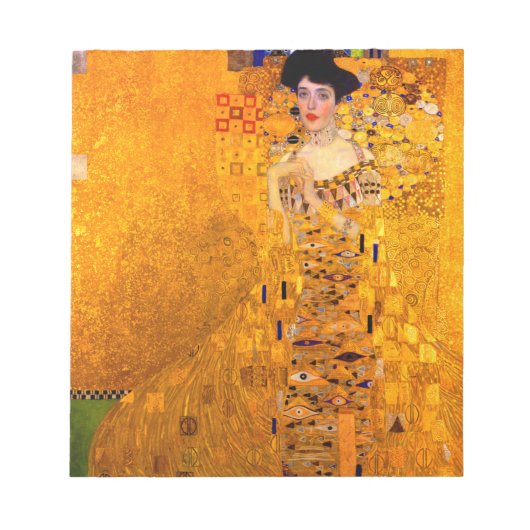Bloc-note Portrait d'Adèle Bloch-Bauer par Gustav Klimt (Devant)