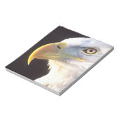 Bloc-note Portrait d'aigle royal, Haliaeetus leucocephalus, (Tourné)