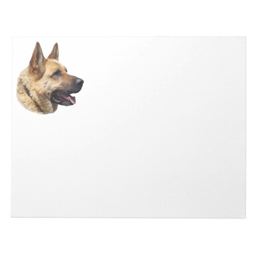 Bloc-note Portrait d'Alsatian German shepherd (Devant)