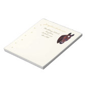 Bloc-note Portrait de Cheval de Châtaignes avec étoile blanc (Tourné)