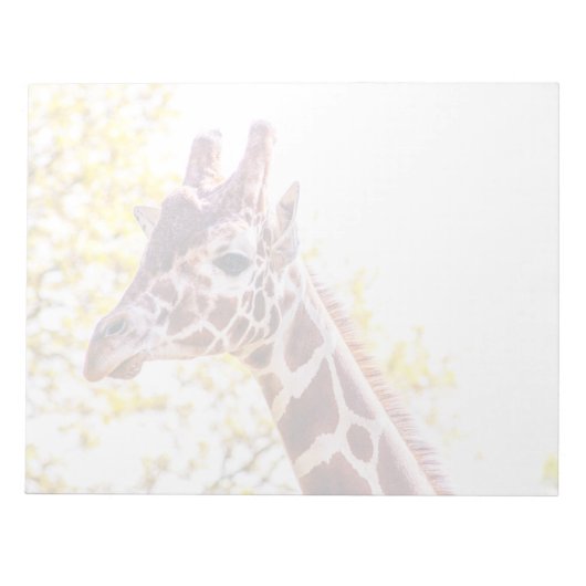 Bloc-note Portrait de Giraffe (Devant)