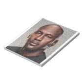 Bloc-note Portrait de Jordanie de 10.000 baskets aériens. (Tourné)