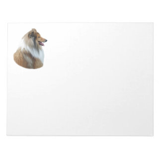 Bloc-note Portrait de Rough Collie