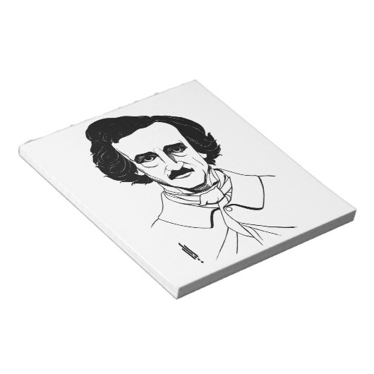 Bloc-note Portrait d'Edgar Allan Poe (Incliné)