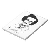 Bloc-note Portrait d'Edgar Allan Poe (Tourné)