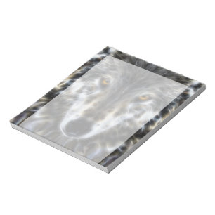 Bloc-note Portrait graphique inspirant Wolf