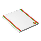 Bloc-note Portuguese stripes flag (Incliné)