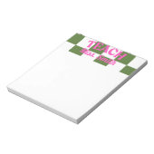 Bloc-note Post-it personnalisable pour enseignant (Tourné)