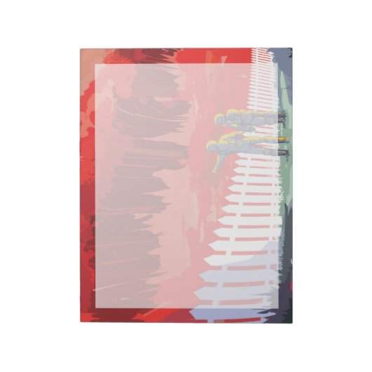 Bloc-note Poster De L'Espace Rétro De Kepler-186f. (Tourné)