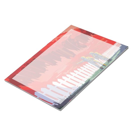 Bloc-note Poster De L'Espace Rétro De Kepler-186f. (Incliné)