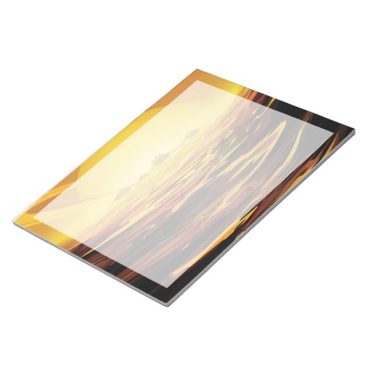 Bloc-note Poster de l'espace rétro - La plus grande lune de  (Incliné)