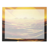 Bloc-note Poster de l'espace rétro - La plus grande lune de  (Devant)