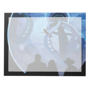 Bloc-note Poster de voyage Retro Space - Jupiter's Moon Euro